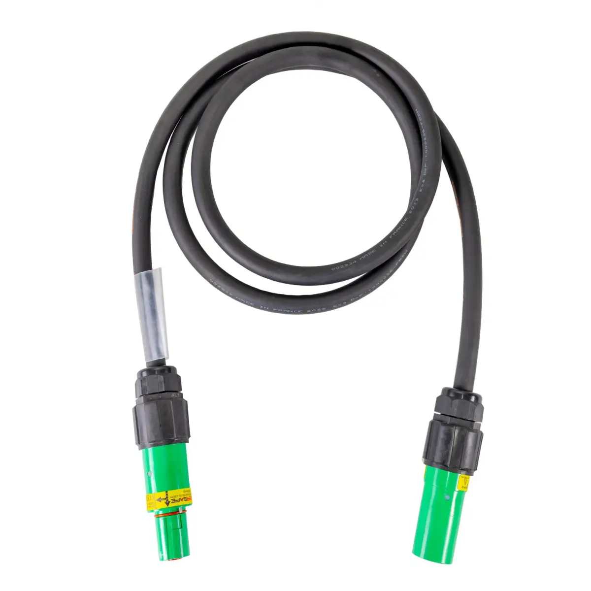 40m 95mm Powerlock Male Source - Female Drain Earth Green - CABL2635