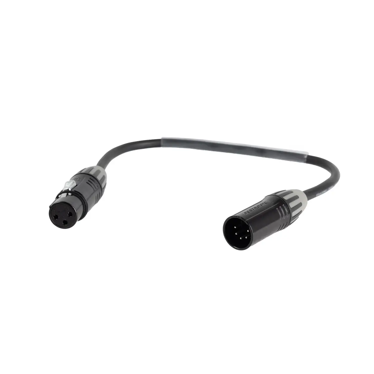 DMX Adaptor 5-Pin Male XLR to 3-Pin Female XLR - CABL2895