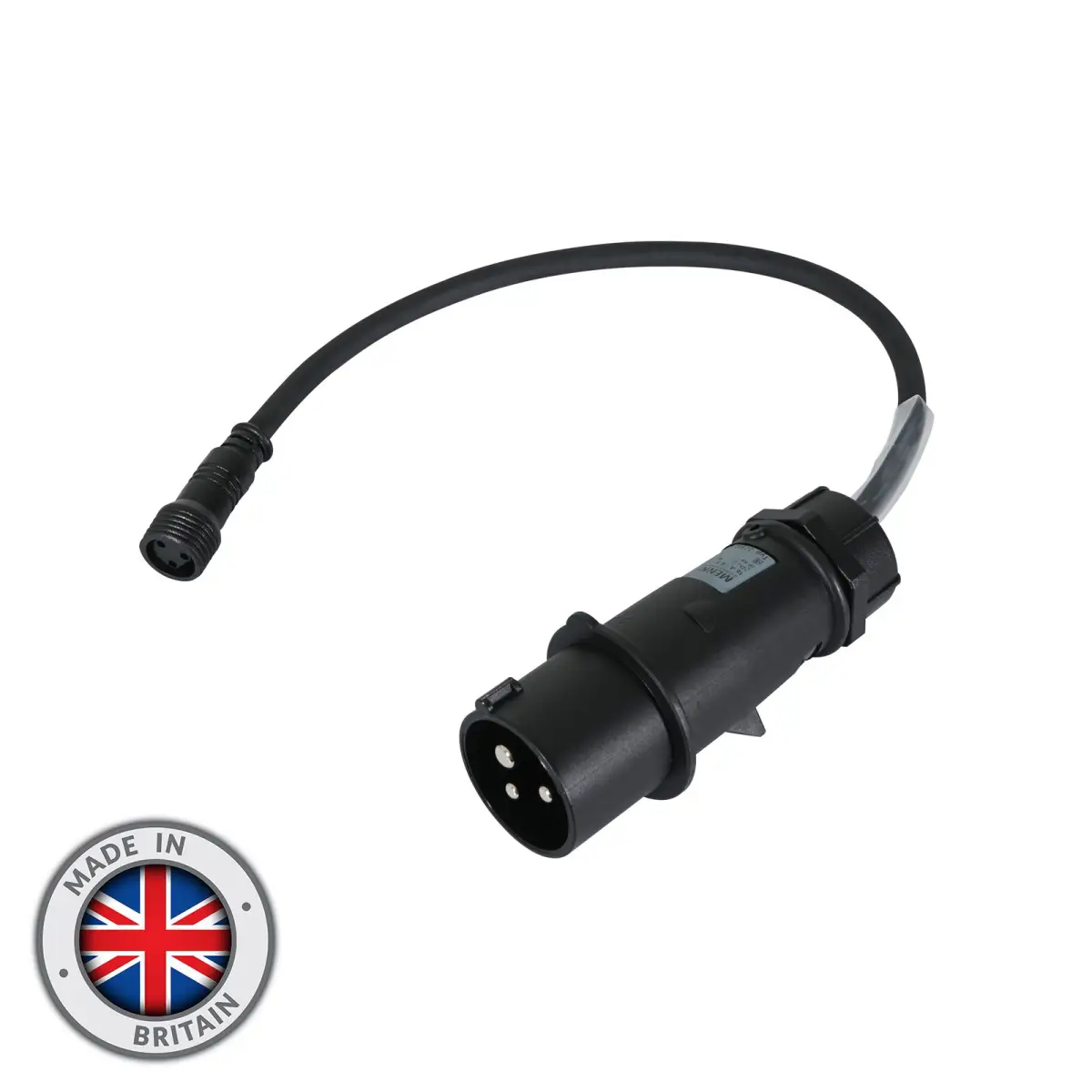 0.35m 16A Mennekes Plug to Hydralock Power Female Cable - CABL330M