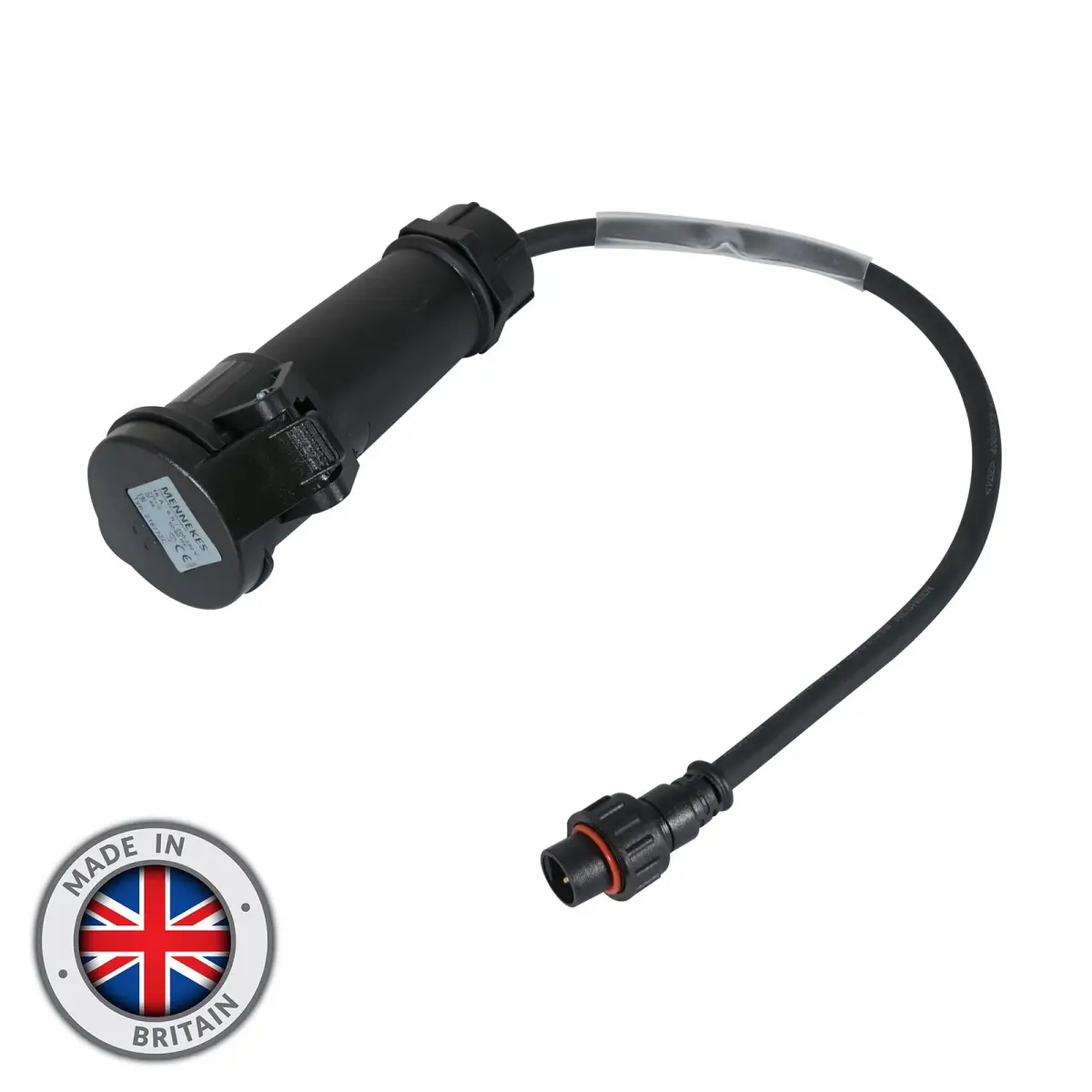 0.35m Hydralock Power Male Cable to Mennekes 16A Socket - CABL331M