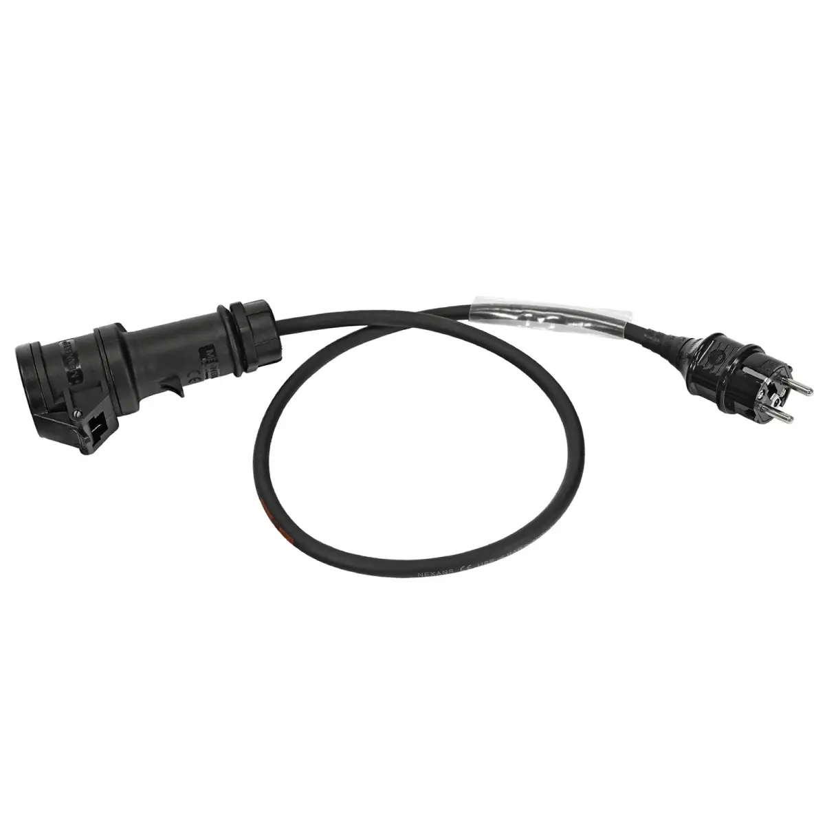 1m Schuko Plug to Mennekes 16A Black Socket Cable - CABL342M