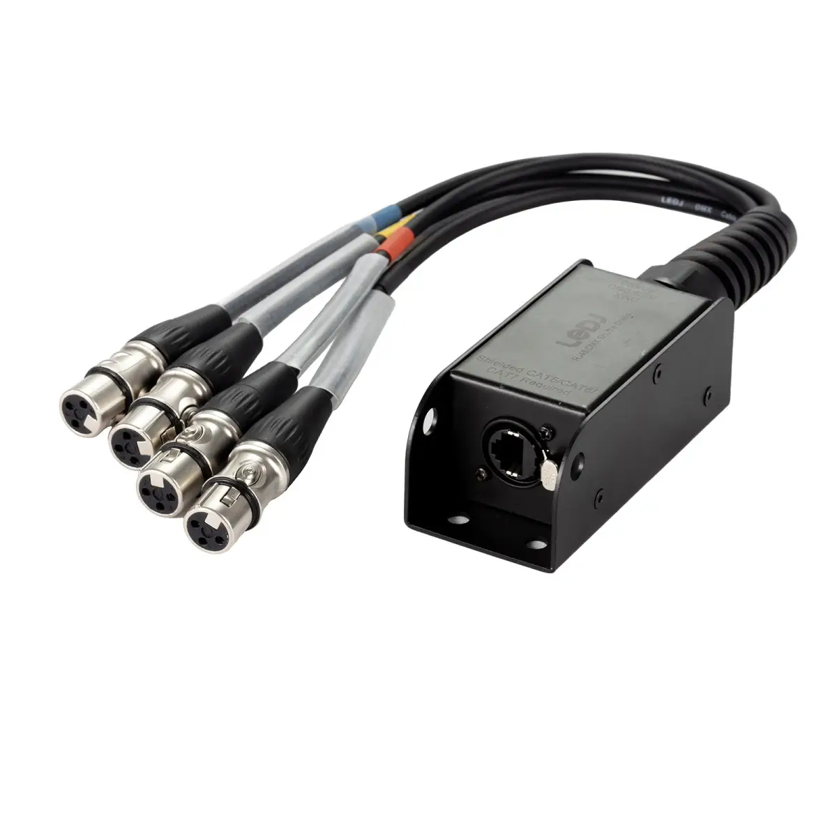 etherCON to DMX Multicore Adaptor 3-Pin Female XLR Tails - CABL350