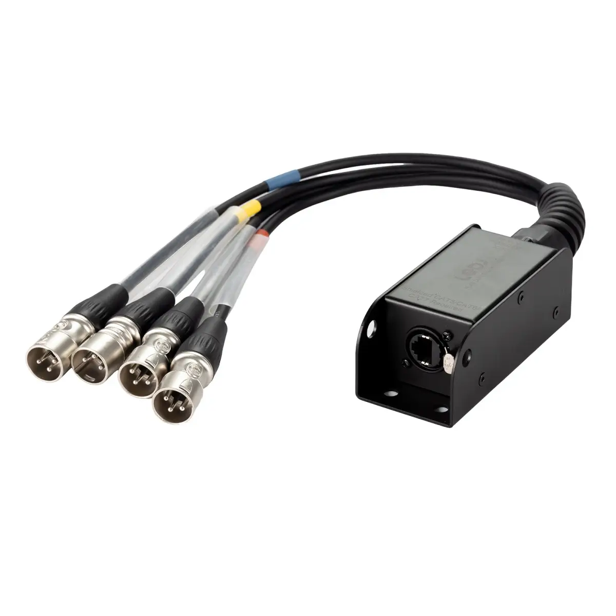 etherCON to DMX Multicore Adaptor 3-Pin Male XLR Tails - CABL351