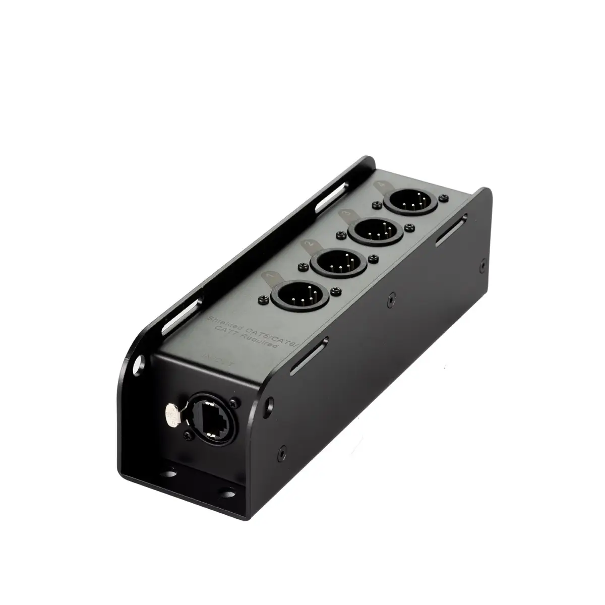etherCON to DMX Multicore Adaptor 5-Pin Male XLR Plugs - CABL357