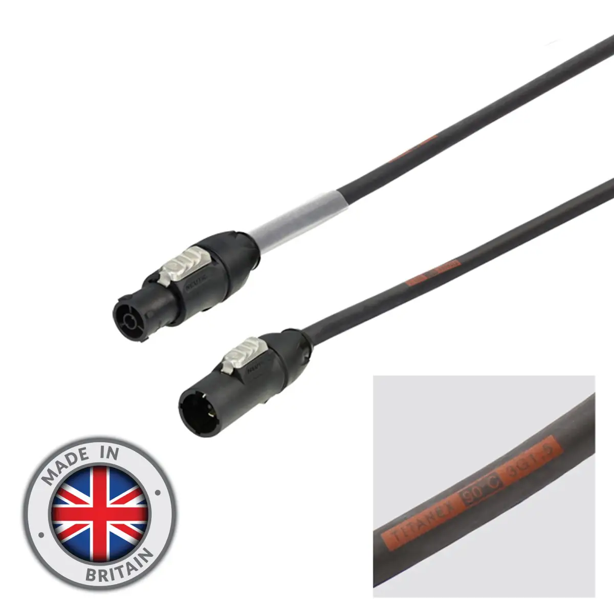 20m Neutrik powerCON TRUE1 TOP Cable – 1.5mm H07RN-F - CABL386