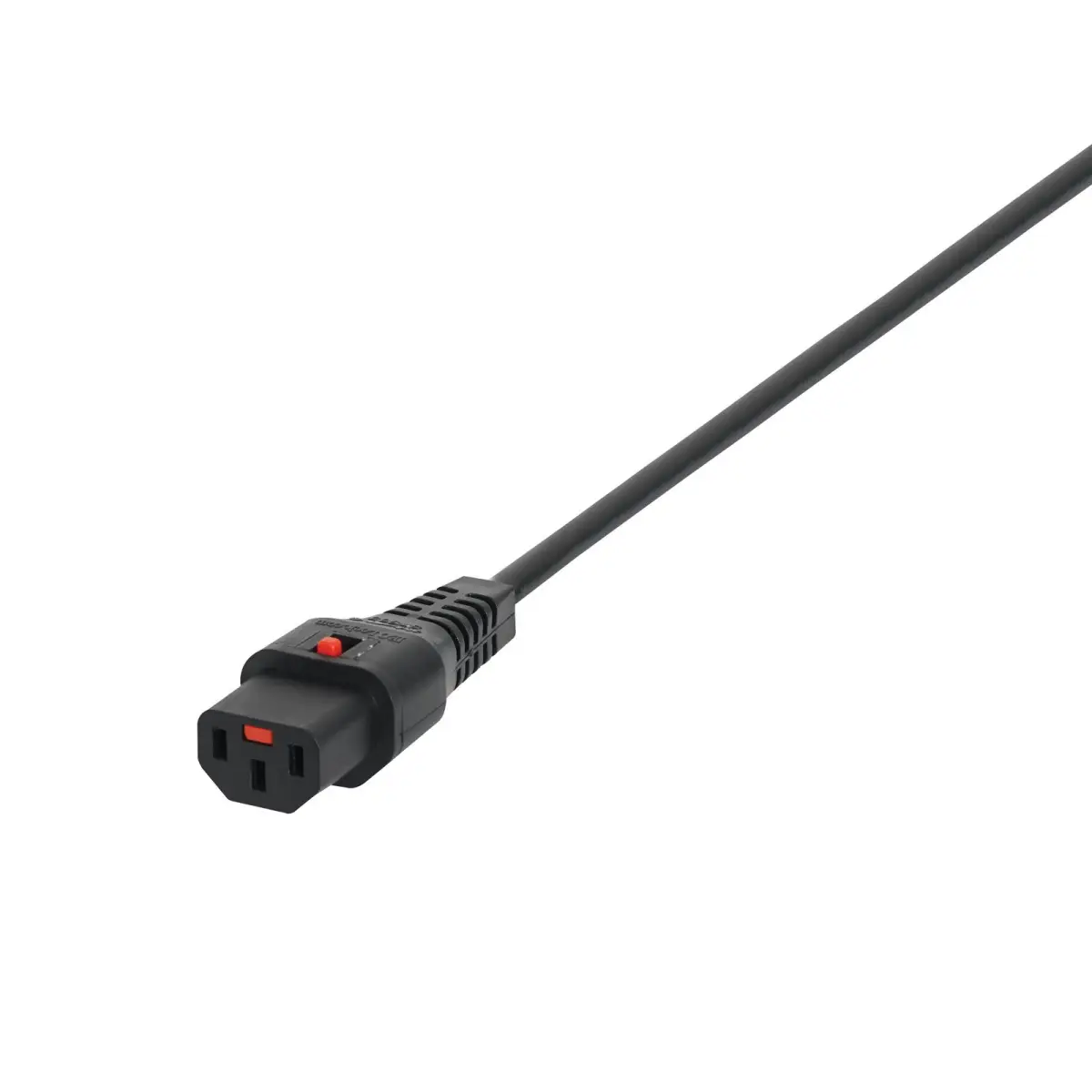 1m C14 IEC – C13 IEC Lock Cable PC1024 - CABL389