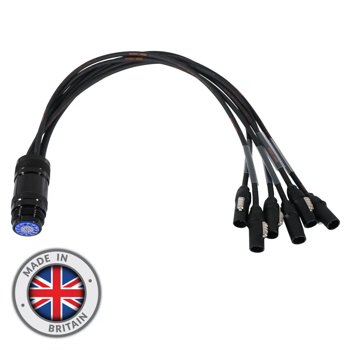 powerCON TRUE1 - Socapex 19-Pin Female 1.5mm Fan-In Cable - CABL473
