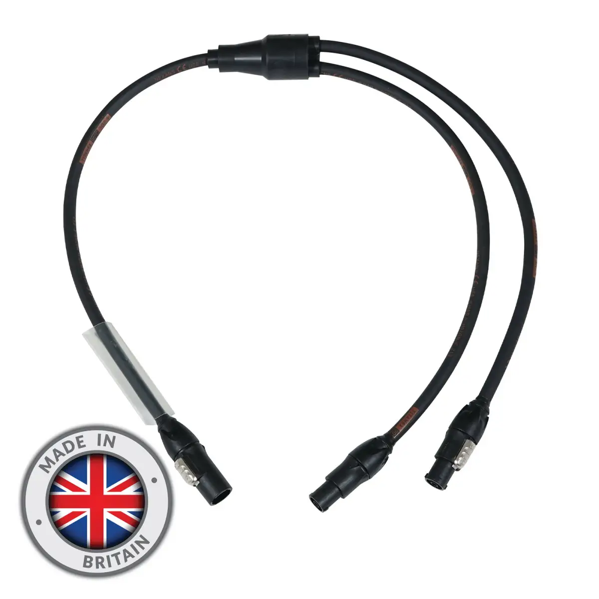 Moulded Y Split - 2.5mm powerCON TRUE1 Connectors - CABL480