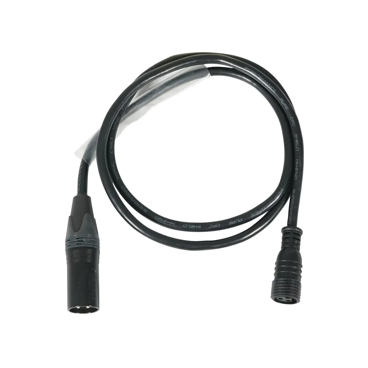 1m DMX Neutrik XLR 3-Pin Male โ Hydralock Female Cable - CABL491