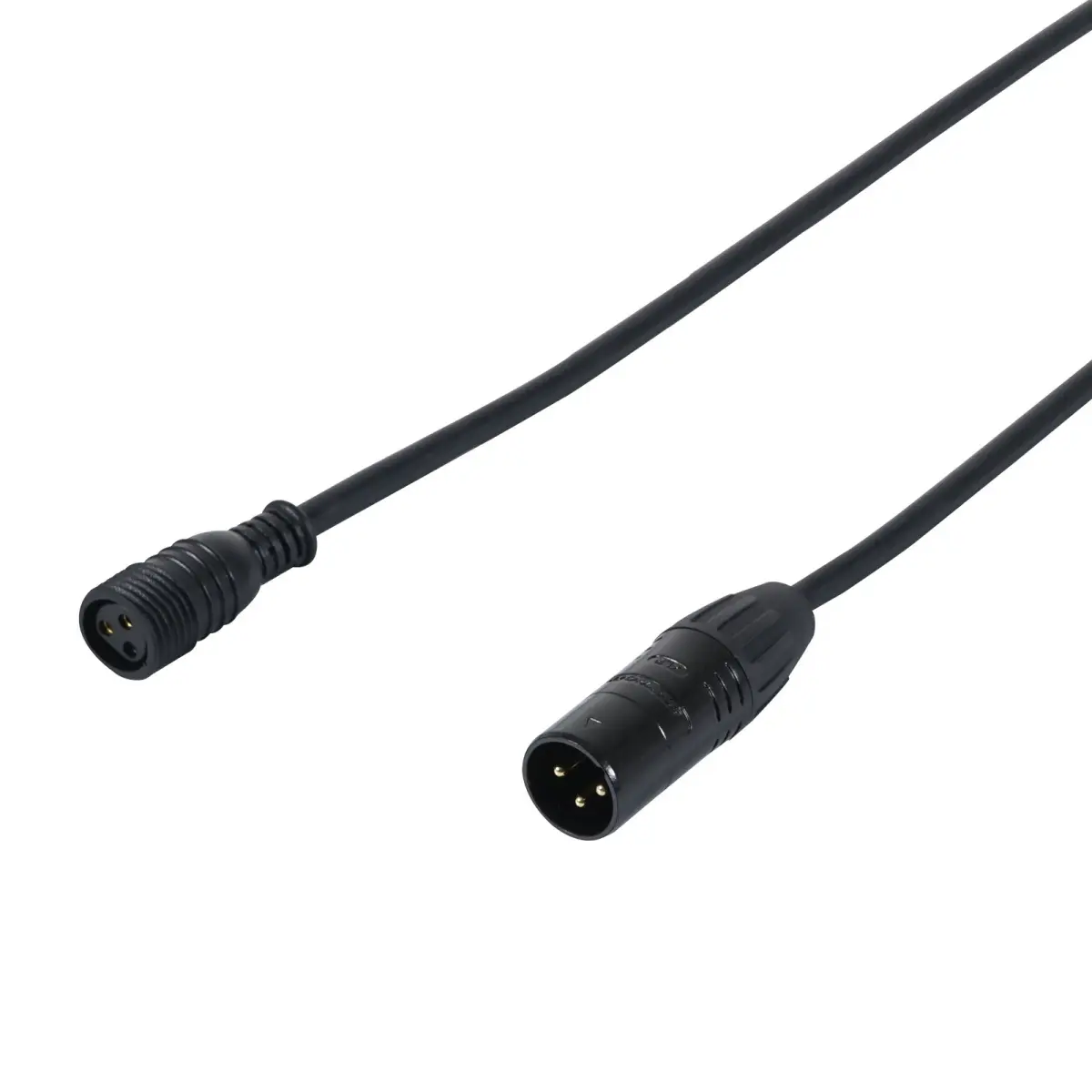 1m DMX Seetronic IP XLR 3-Pin Male - Hydralock DMX Female Cable - CABL521