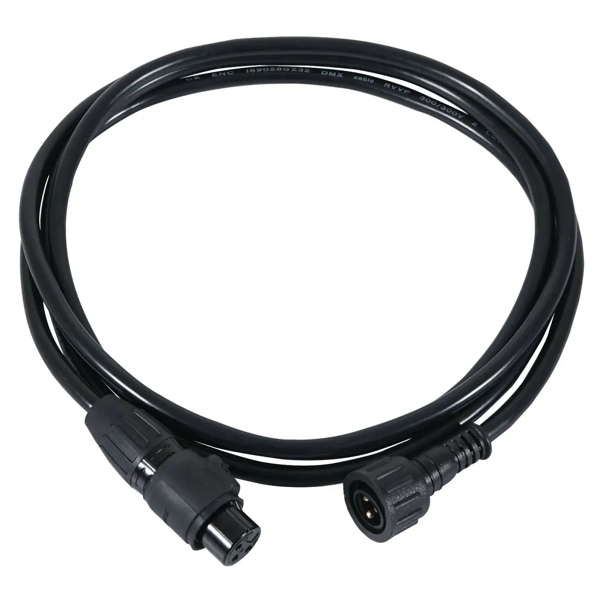 1m Hydralock DMX Male - Seetronic IP XLR 3-Pin Female Cable - CABL526