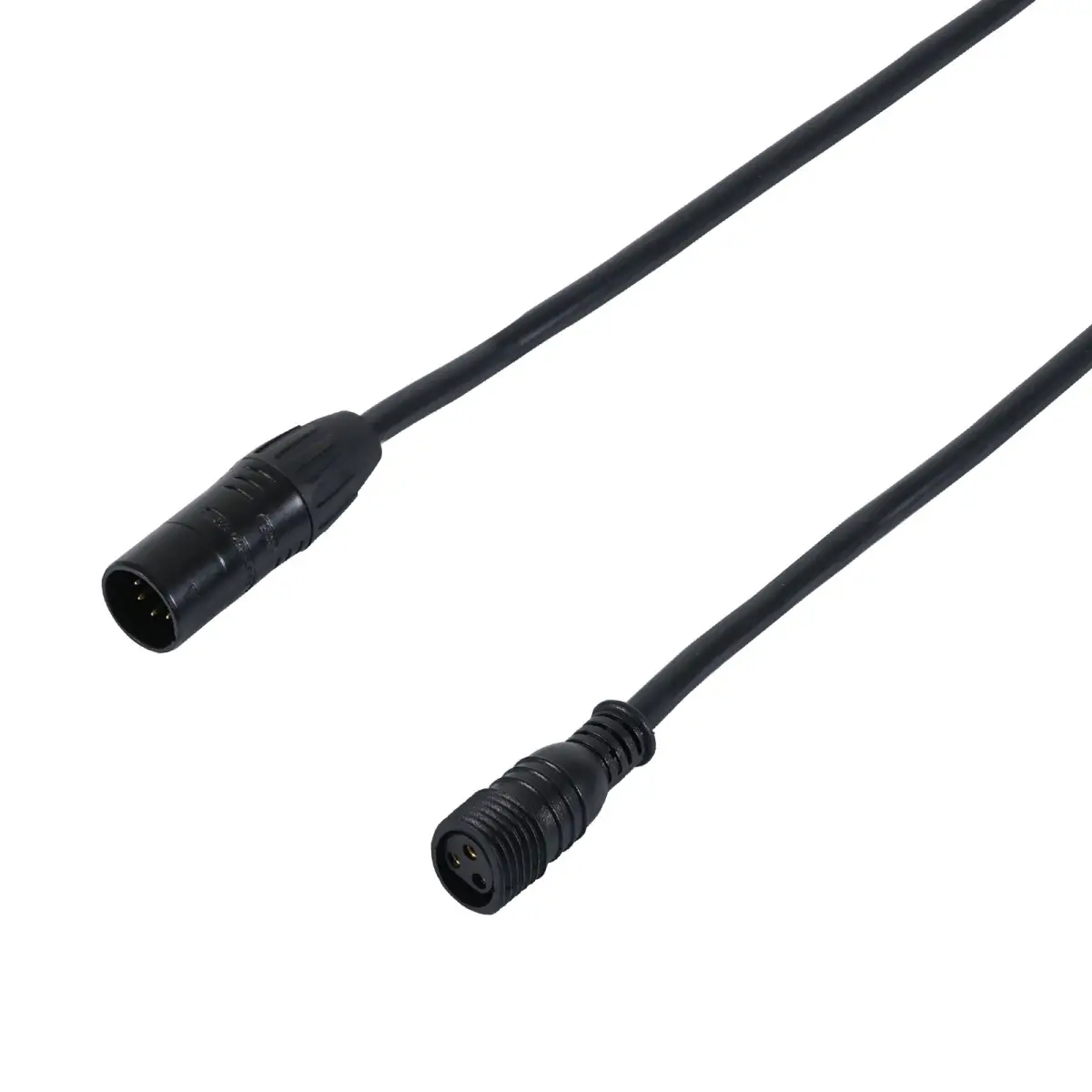 0.5m DMX Seetronic IP XLR 5-Pin Male - Hydralock DMX Female Cable - CABL530