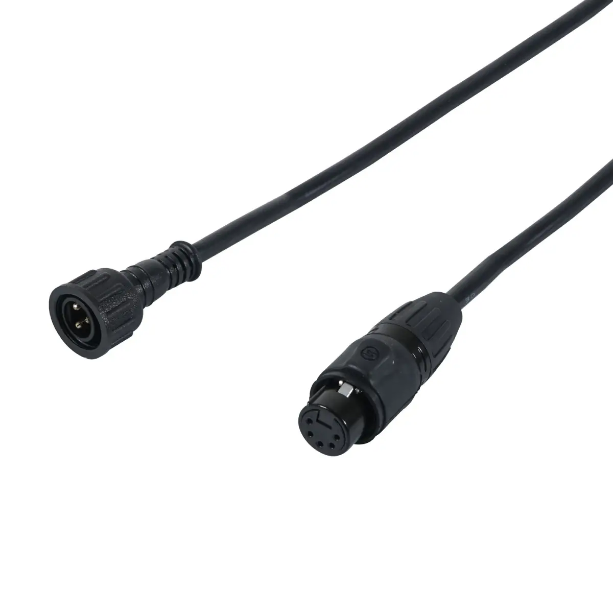 0.5m Hydralock DMX Male โ Seetronic IP XLR 5-Pin Female Cable - CABL535