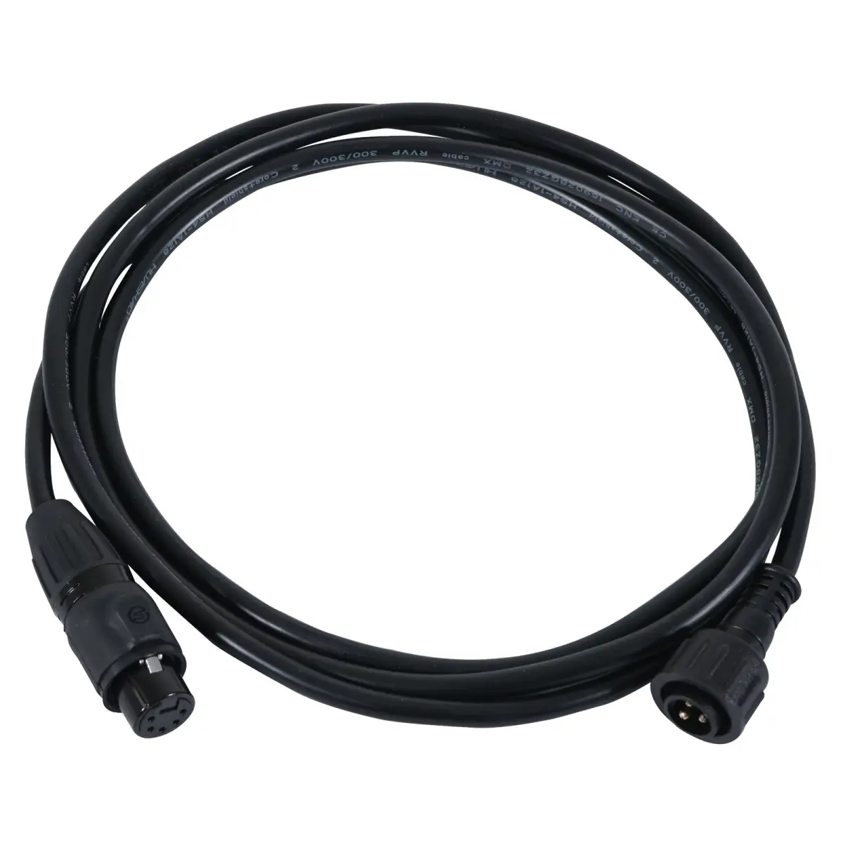 5m Hydralock DMX Male โ Seetronic IP XLR 5-Pin Female Cable - CABL538