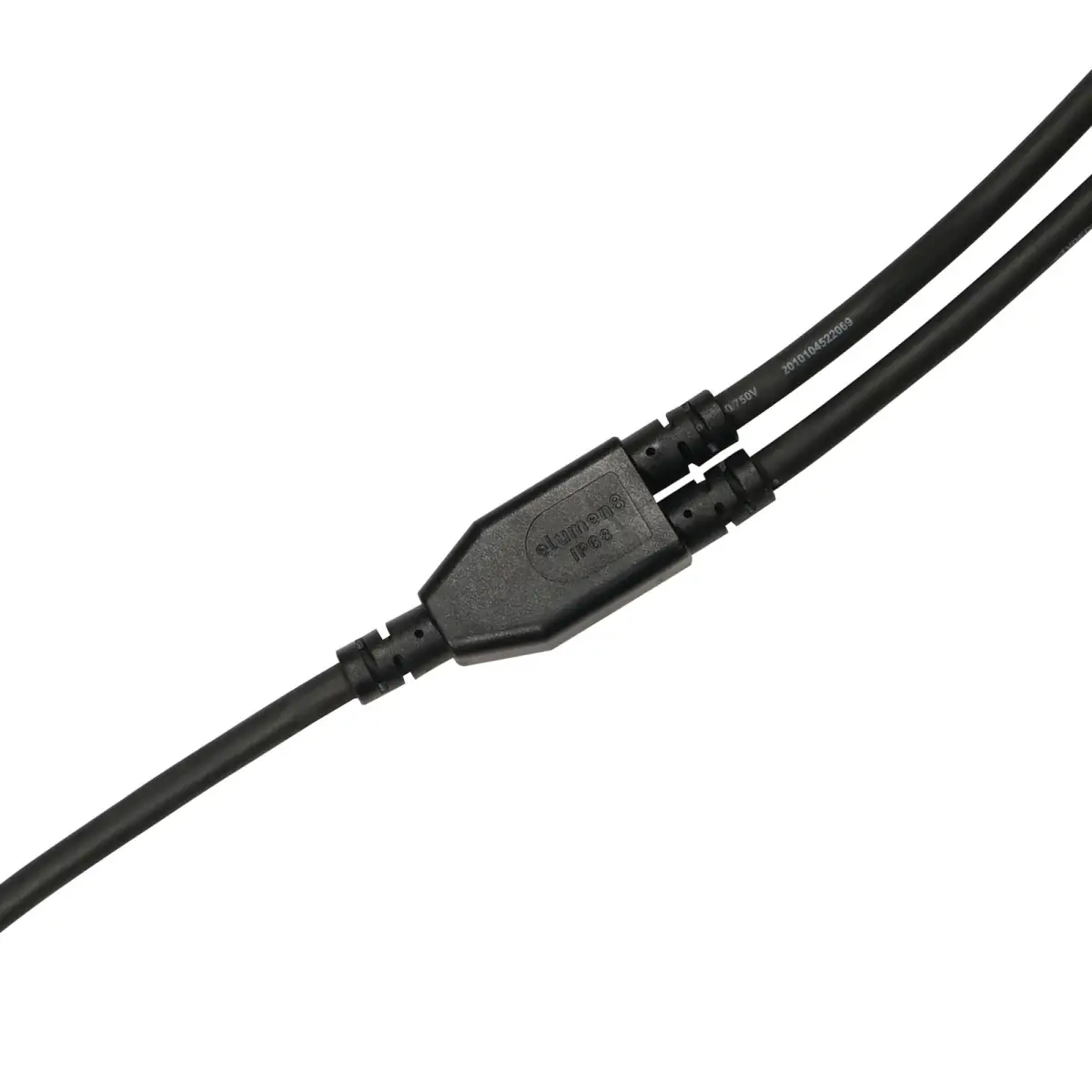 Moulded Y Split 2 Way 0.5m Tails – 1.5mm Bare Ends - CABL558