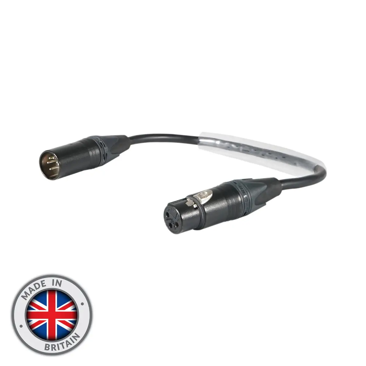 DMX Adaptor 5-Pin Male XLR to 3-Pin Female XLR - CABL569