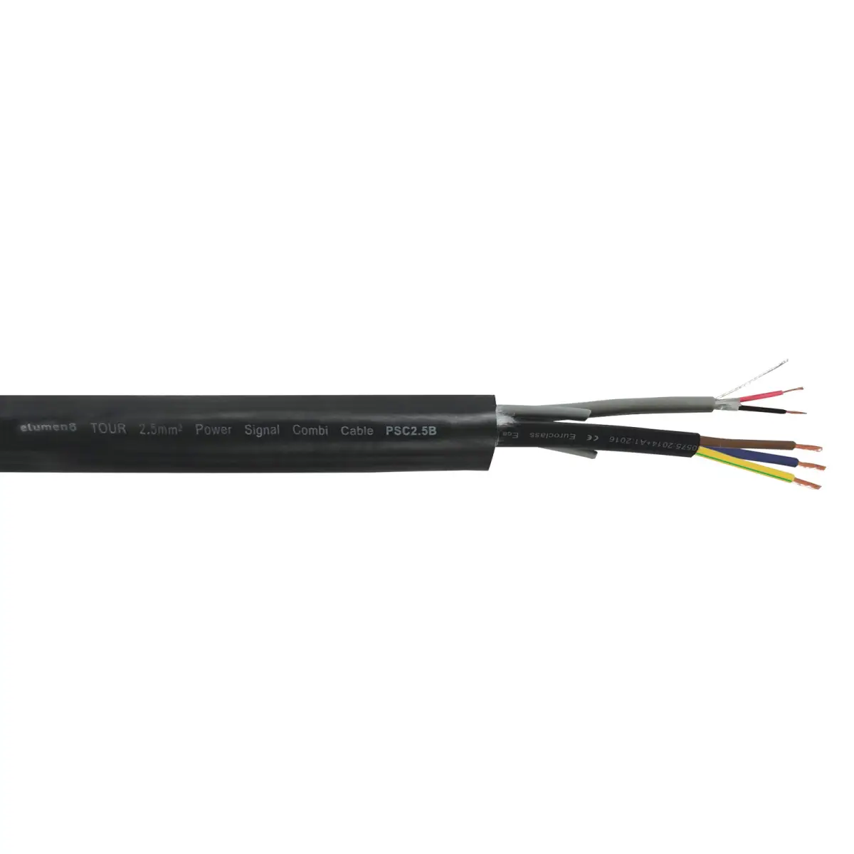 TOUR 2.5mm2 Power Signal Combi Cable PSC2.5B Cut Length - CABL624PM