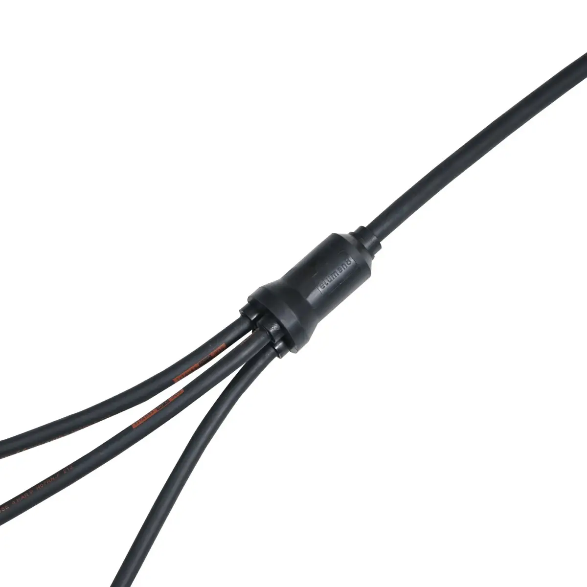 Moulded 3Ph Y Split 0.5m Tails - 6mm 5C to 3 x 3C Bare Ends - CABL632