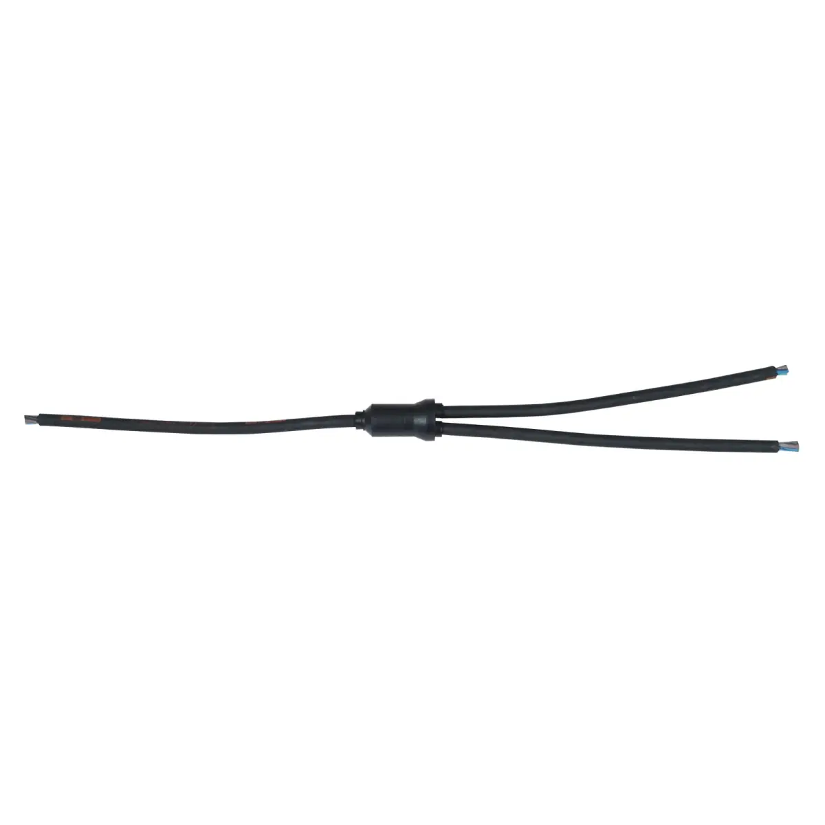 Moulded Y Split 2 Way 0.5m Tails - 6mm 5C Bare Ends - CABL633