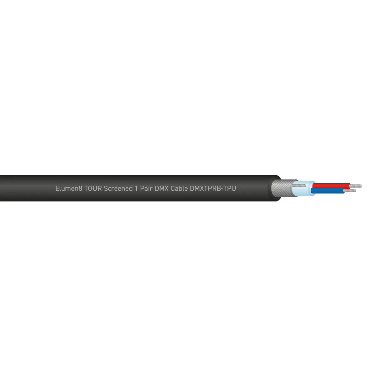 TOUR Screened 1 Pair DMX Cable DMX1PRB-TPU 500m - CABL640B
