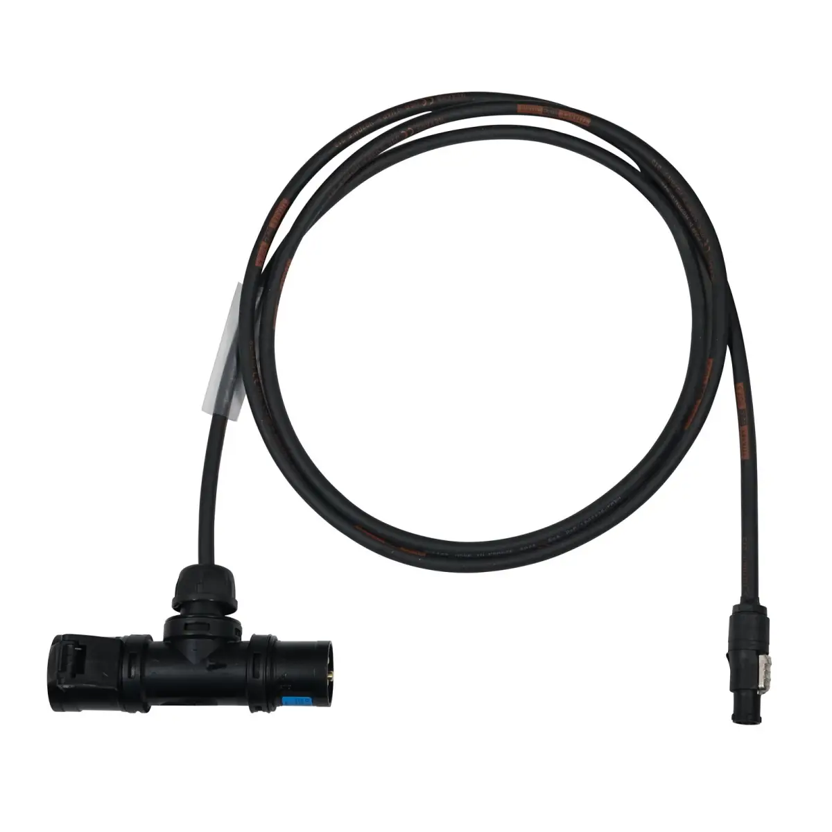 10m PCE 16A Black T-Connect to powerCON TRUE1 TOP Cable - CABL669