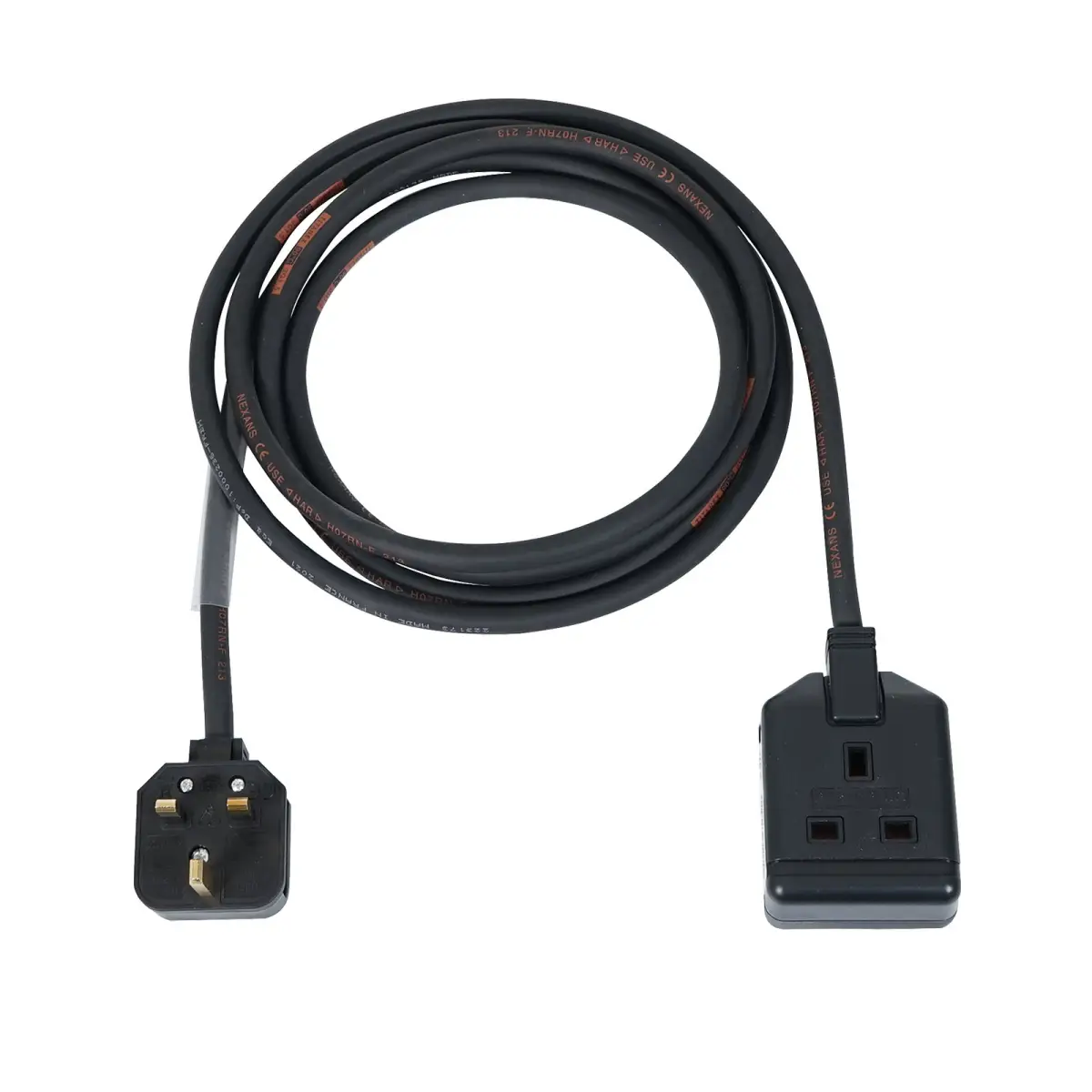 20m 1.5mm 13A Male โ 13A 1G Female Extension Cable - CABL805