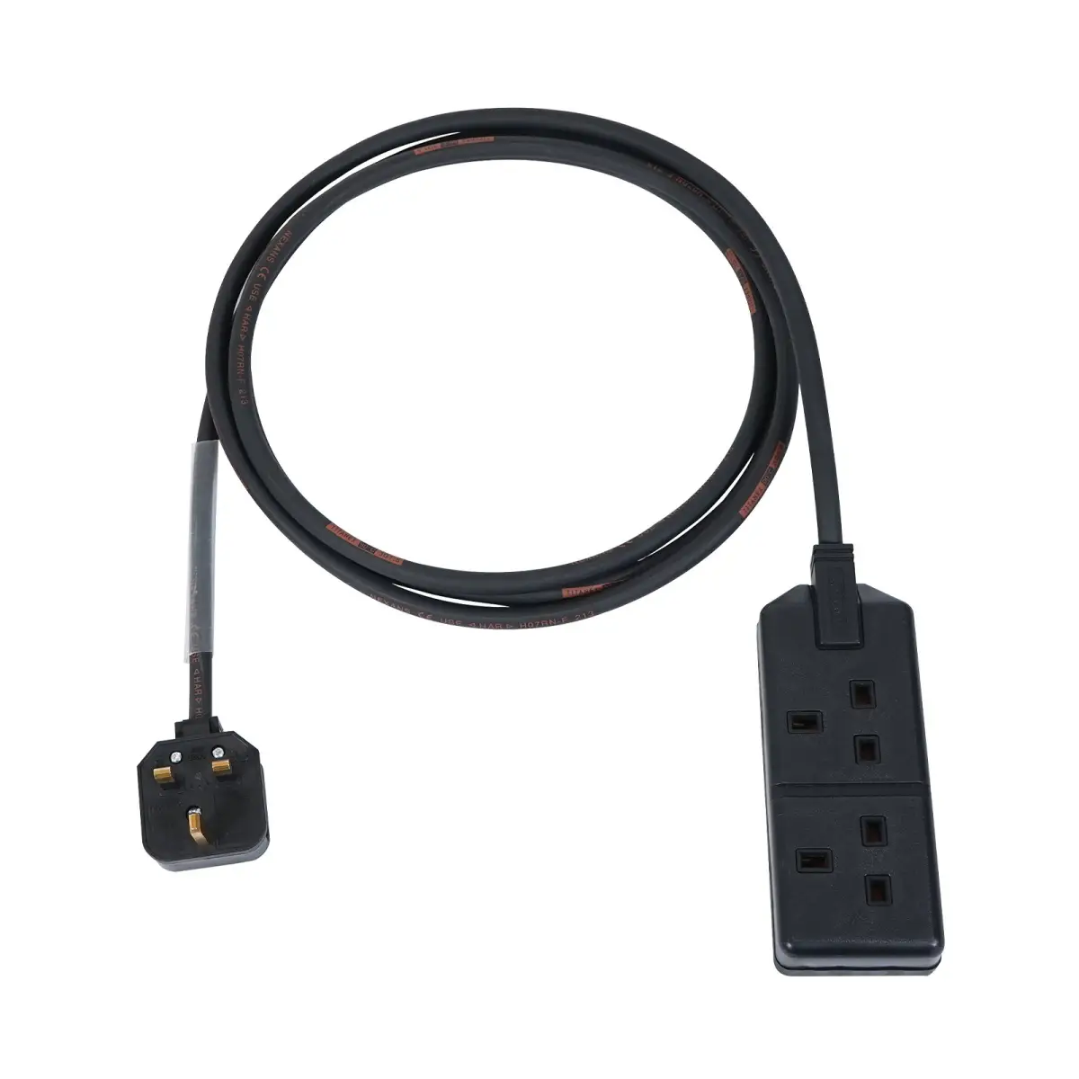 10m 1.5mm 13A Male โ 13A 2G Female Extension Cable - CABL810
