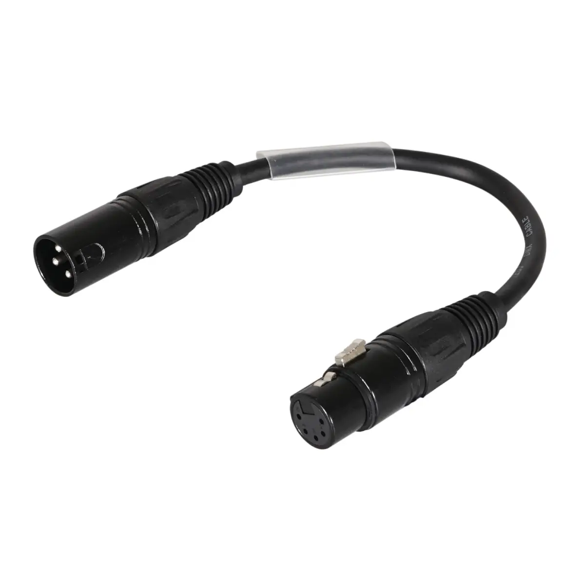 DMX Adaptor 3-Pin Male XLR - 5-Pin Female XLR - CABL91