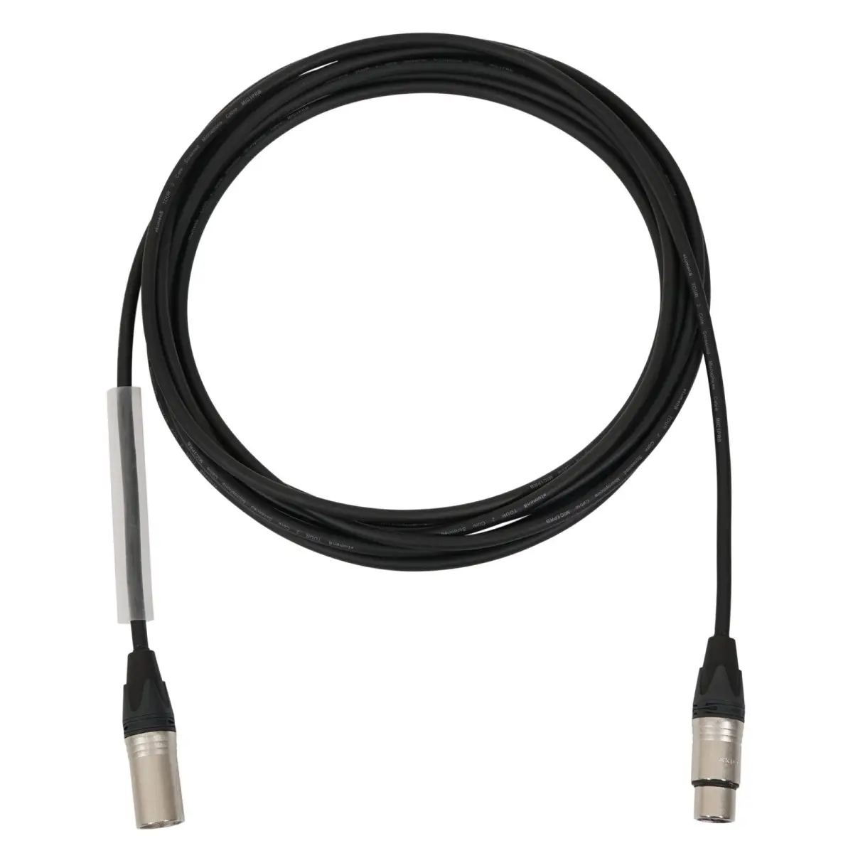 75m Neutrik XLR Male – XLR Female Microphone Cable Silver - CABL933