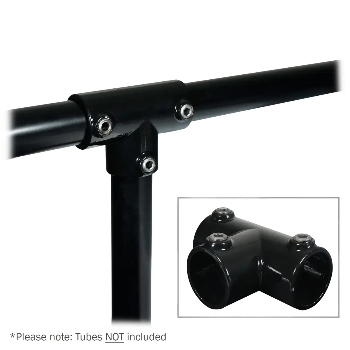 Long Tee Black Key Clamp - CLAM252
