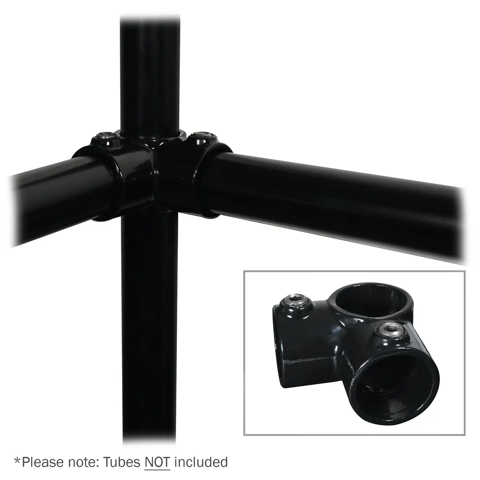 3 Side Outlet Tee Black Key Clamp - CLAM261