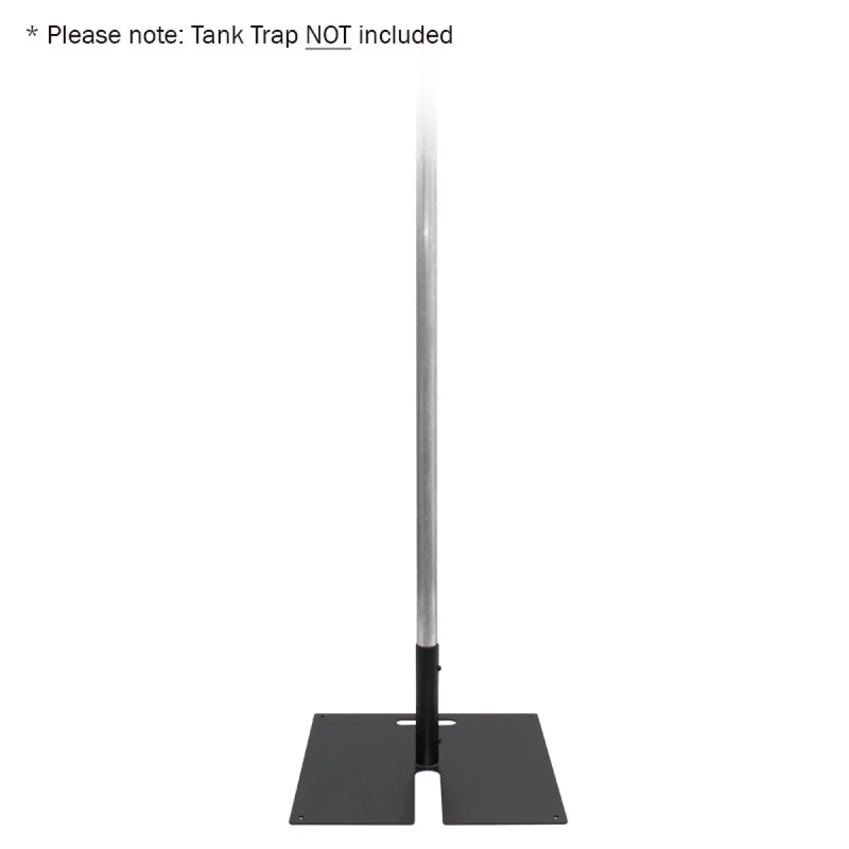 1m Aluminium Tube - 48.3 x 4mm - CLAM28A