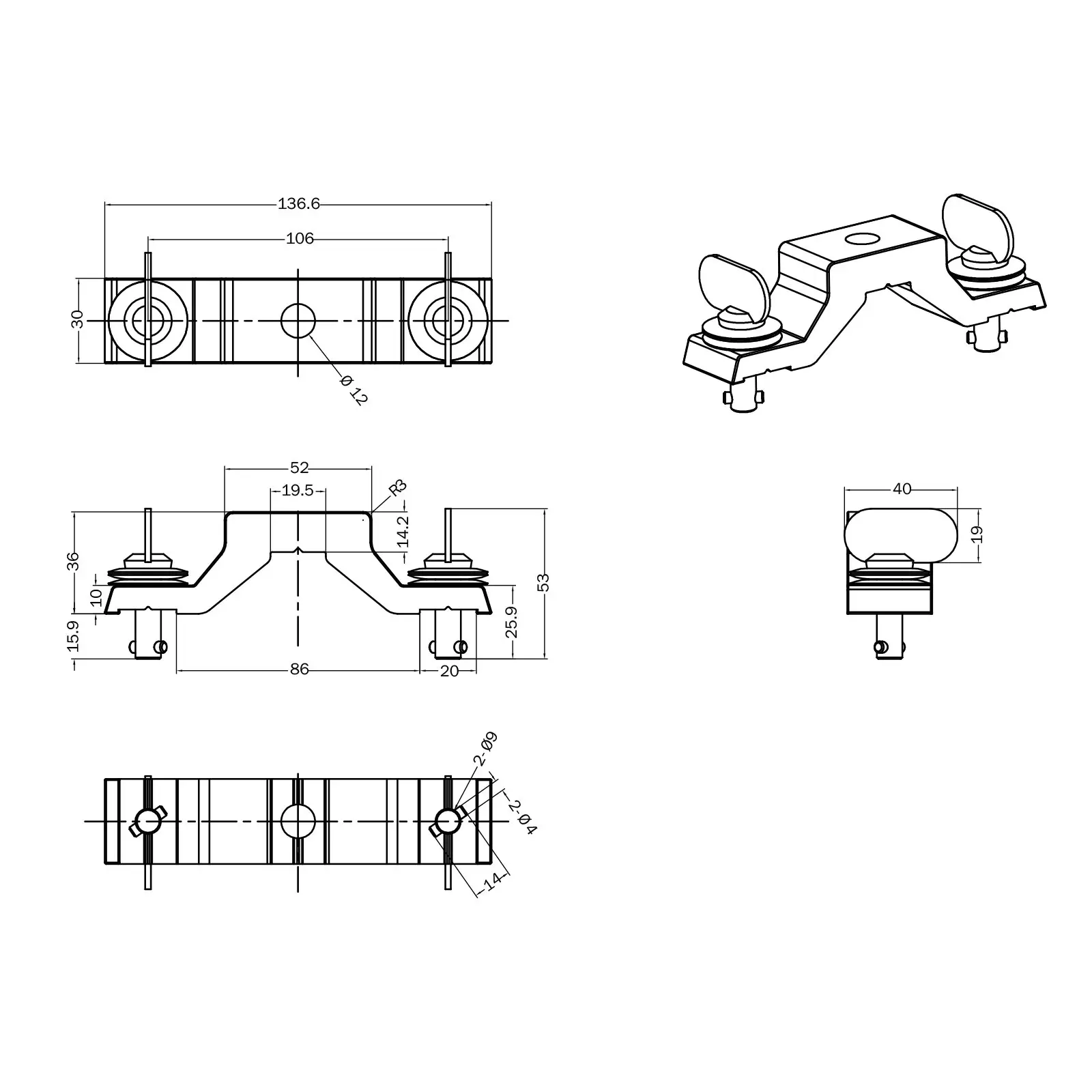 OC106 Omega Clamp - Image 3