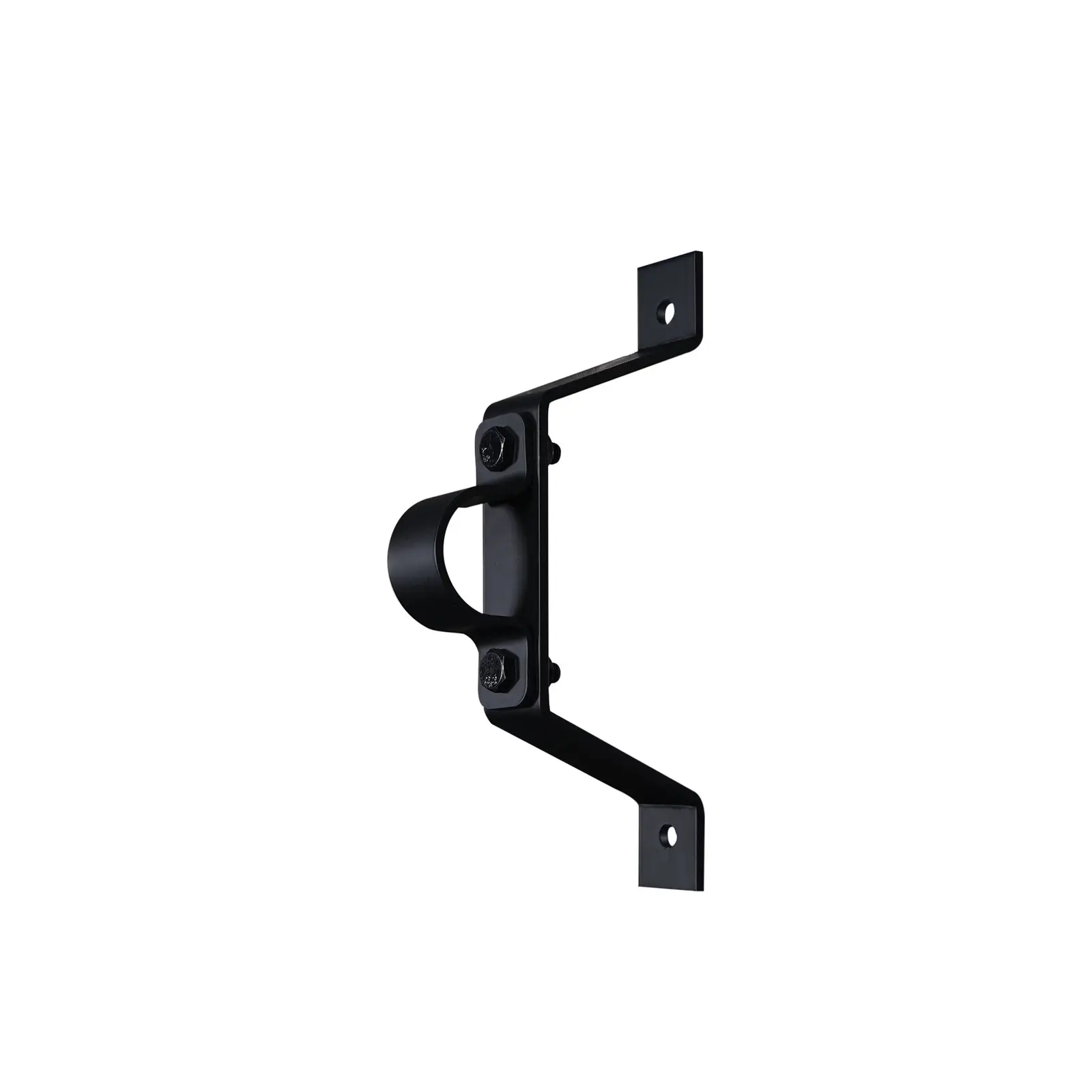 Pipe To Wall Bracket 100mm Black - Image 5