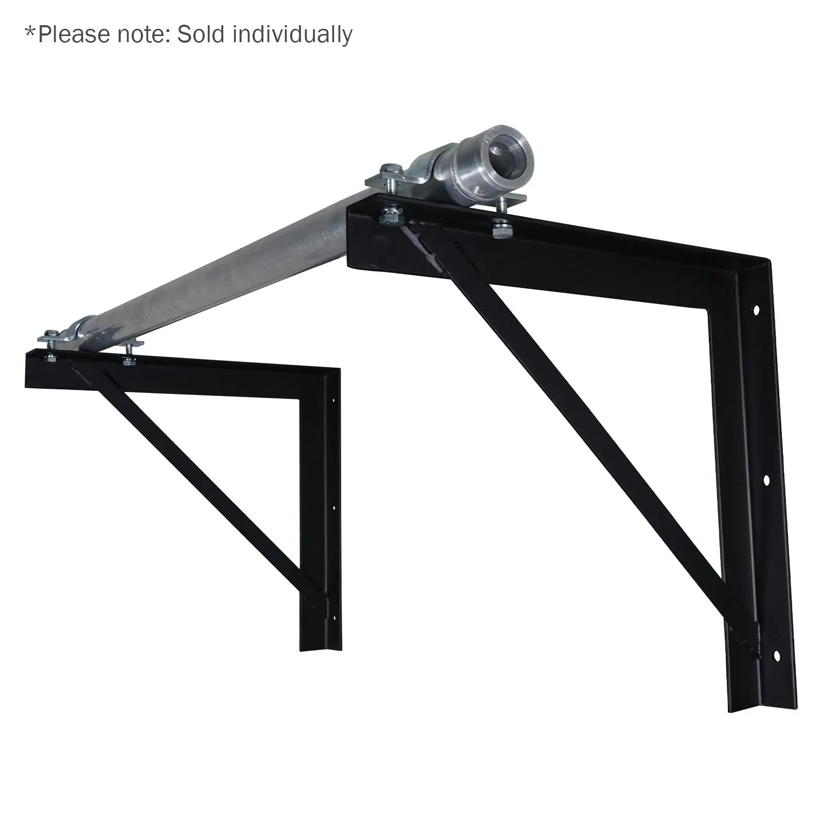 Angle Bracket 450 x 450mm Black - Image 2