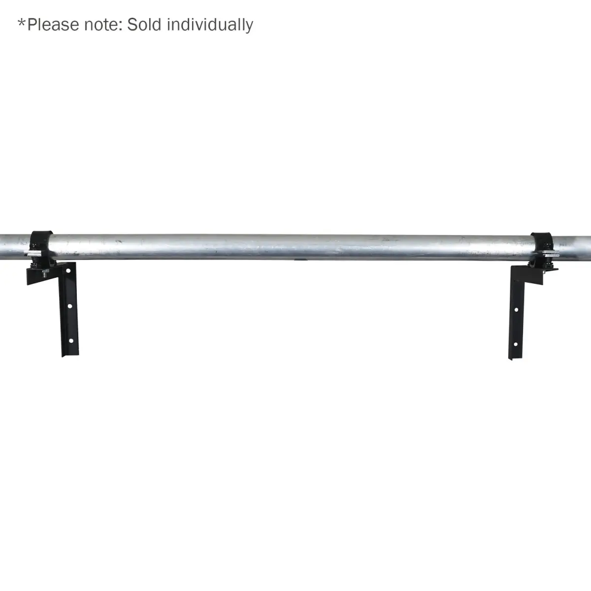 Angle Bracket 195 x 240mm Black - CLAM65