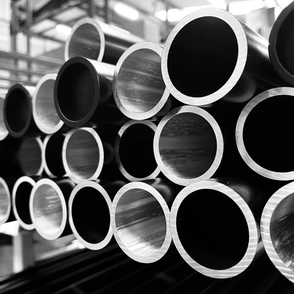 1.5m Aluminium Tube - 48.3 x 4mm Stage Black - CLAM76B