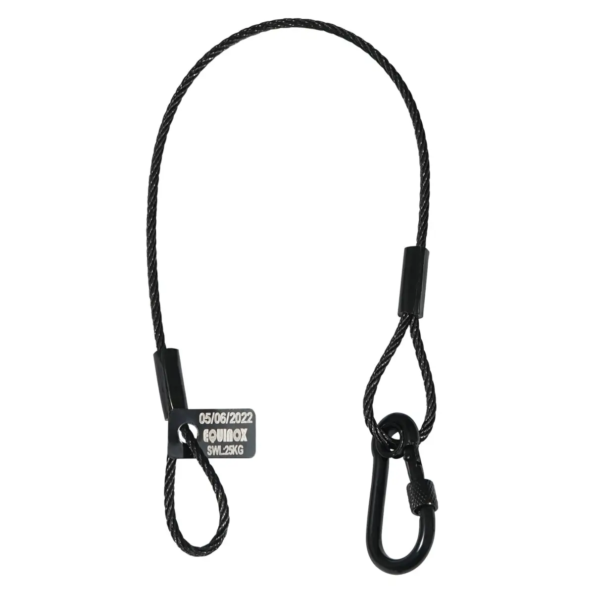 35cm Black Stainless Steel Safety Wire 25kg - CLAM81