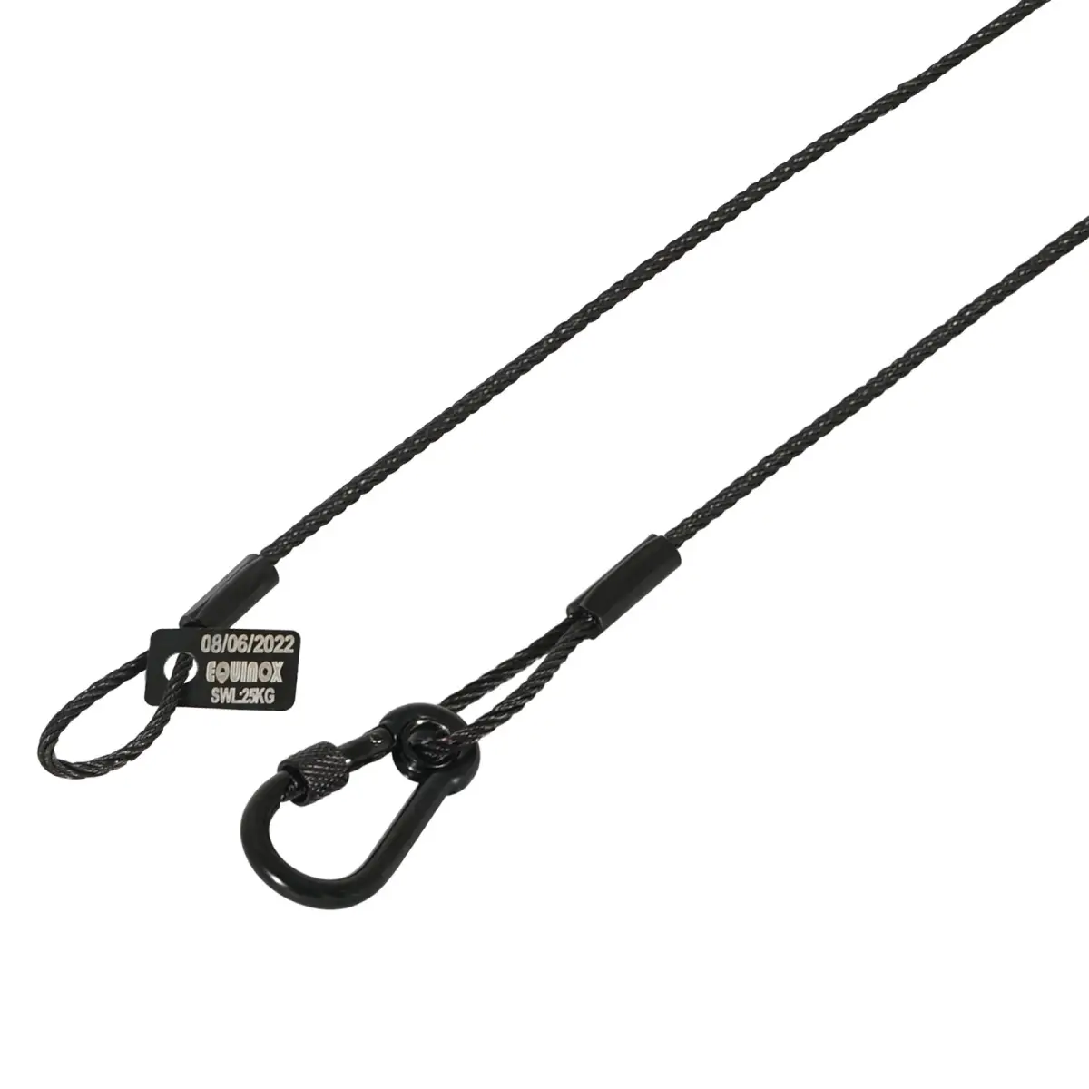 35cm Black Stainless Steel Safety Wire 50kg - CLAM83