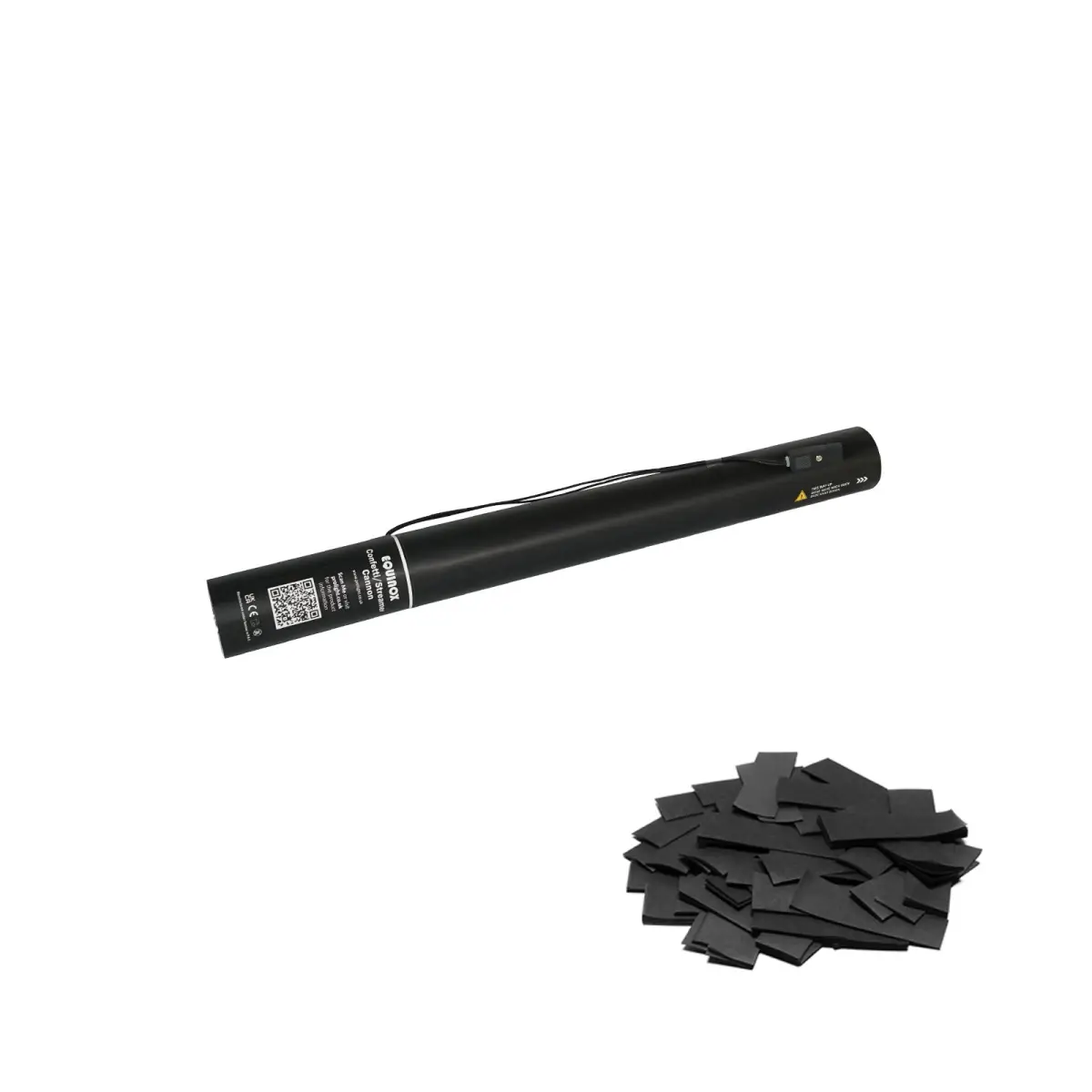 Electric Confetti Cannon 50cm Black - CONF50BLK