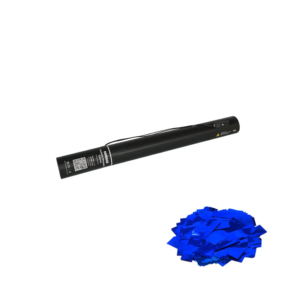 Electric Confetti Cannon 50cm Blue Metallic - CONF50BM