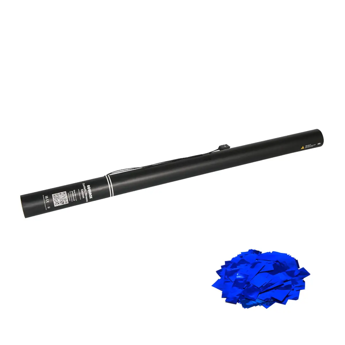 Electric Confetti Cannon 80cm Blue Metallic - CONF80BM