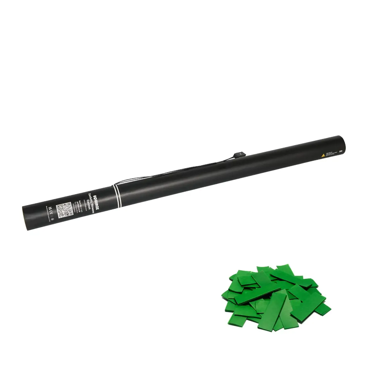 Electric Confetti Cannon 80cm Dark Green - CONF80DG