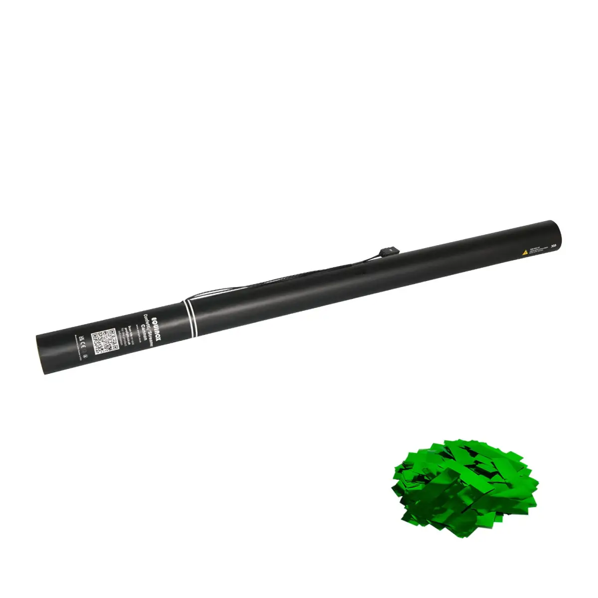 Electric Confetti Cannon 80cm Green Metallic - CONF80GM