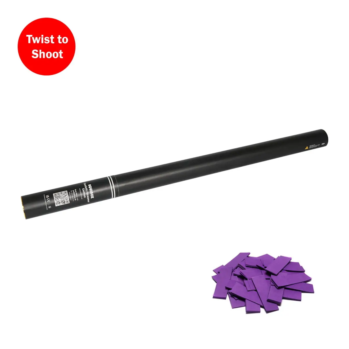 Handheld Confetti Cannon 80cm Purple - CONF80HHPU
