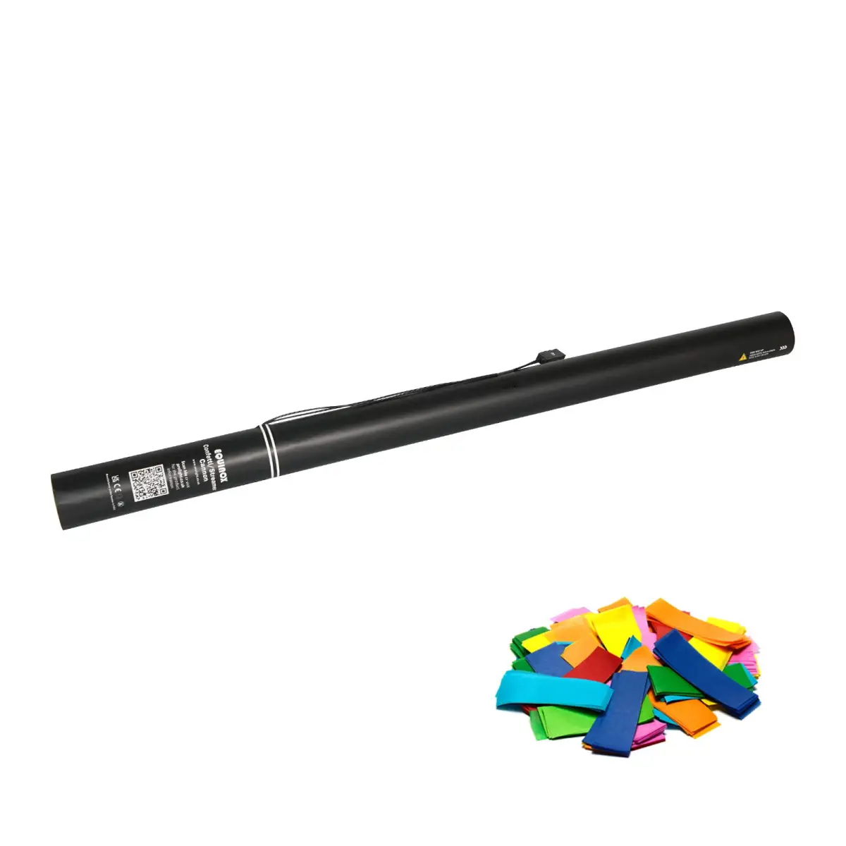 Electric Confetti Cannon 80cm Multicoloured - CONF80MU