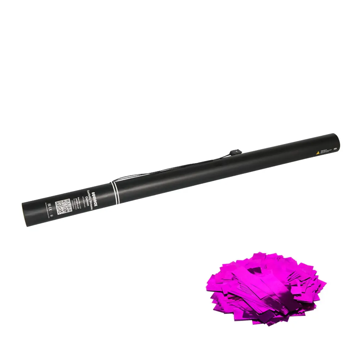 Electric Confetti Cannon 80cm Pink Metallic - CONF80PM