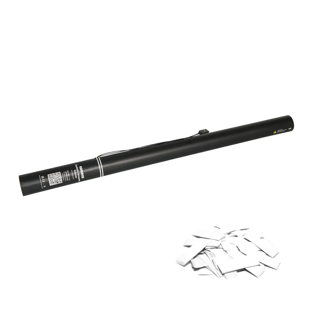 Electric Confetti Cannon 80cm White - CONF80W
