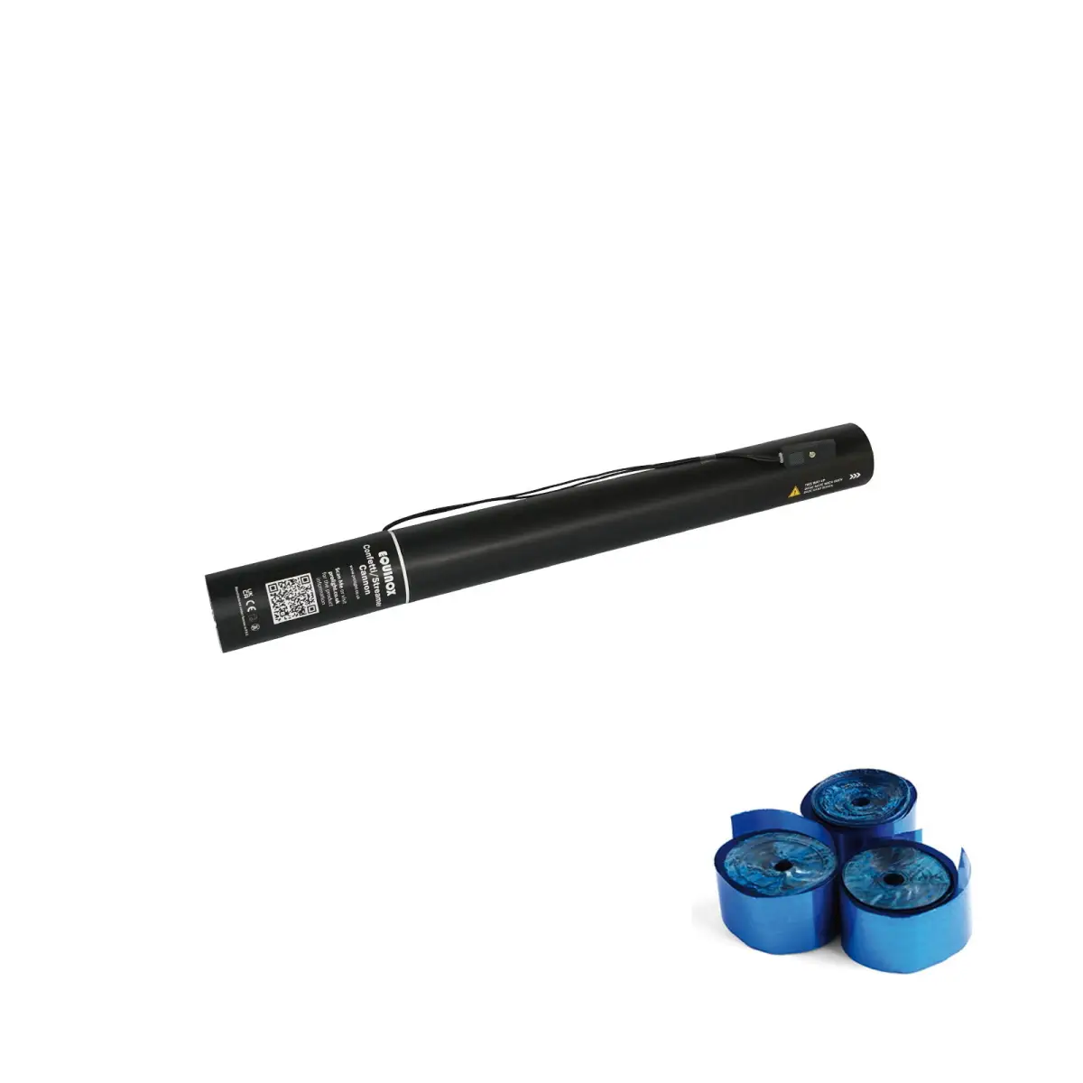 Electric Streamer Cannon 50cm Blue Metallic - CONFST50BM