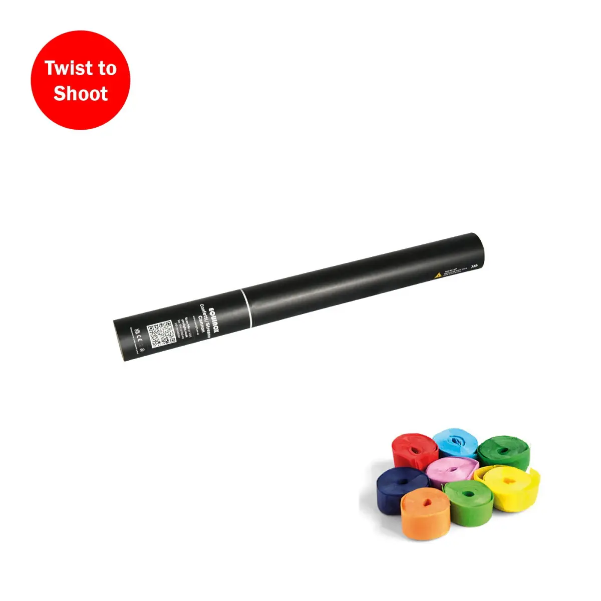Handheld Streamer Cannon 50cm Multicoloured - CONFST50HHMU